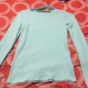 mint green long sleeve